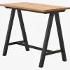 Barbord SANDBY 71x128 eg natur/sort