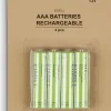 Batterier EIMILL genopladelig AAA 4 stk/pk