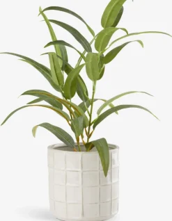 Blomsterpotte MATSSON Ø14xH13cm råhvid
