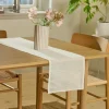 Bordløber BREI 30x140 hvid/natur