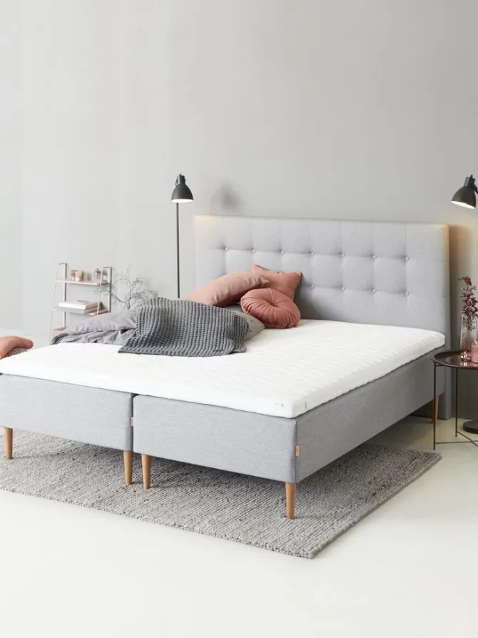 Boxmadras 90x200 GOLD B20 memory Grå-27