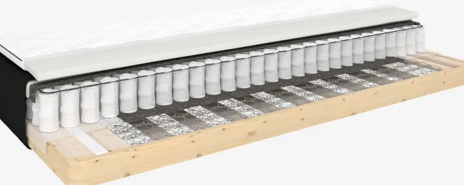 Boxmadras 90x200 PLUS B30 koldskum Sort-05