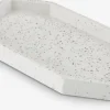 Dekorationsbakke JESPER B14xL25cm hvid