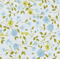 Dækkeserviet FLORA 33x42 blå/hvid