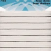 Elastik 7 mm 10m/pk super hvid