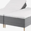 Elevationsseng 180x200 GOLD E35 Grå-23