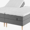 Elevationsseng 180x200 GOLD E45 Grå-23