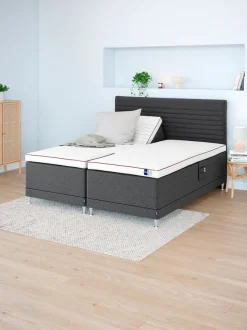 Elevationsseng 180x200 TEMPRAKON E250 Grå-47
