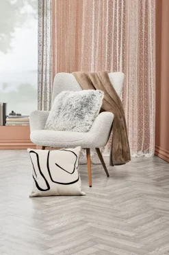 Fleeceplaid DRAGEHODE 140x200 taupe