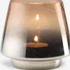 Fyrfadsstage BRYNJE Ø10xH9cm brun