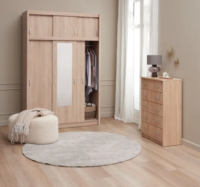 Garderobeskab EVETOFTE 143x220 eg