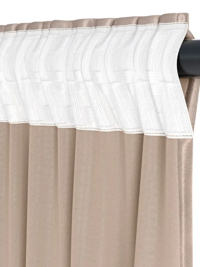 Gardin AUSTRA 1x140x300 velour taupe