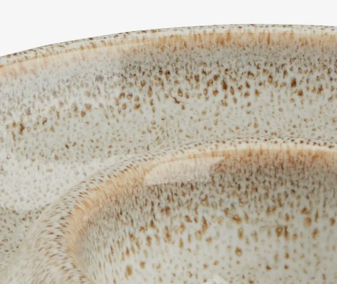 Æggebæger OLOF Ø11xH3cm beige