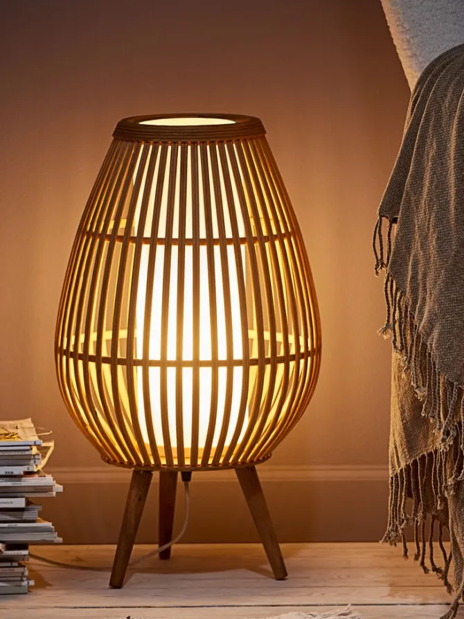 Gulvlampe DANI H54cm brun