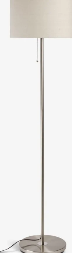 Gulvlampe KRISTOF H145cm børstet stål