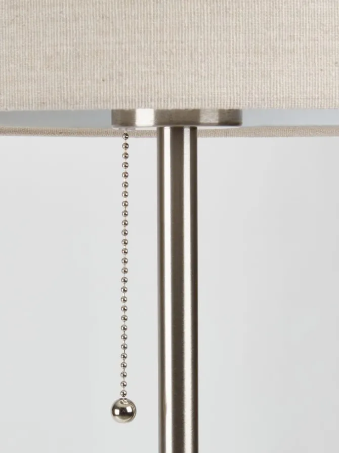 Gulvlampe KRISTOF H145cm børstet stål