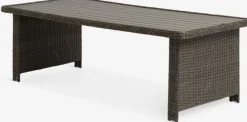 Havebord GAMMELBY B100xL225 grå