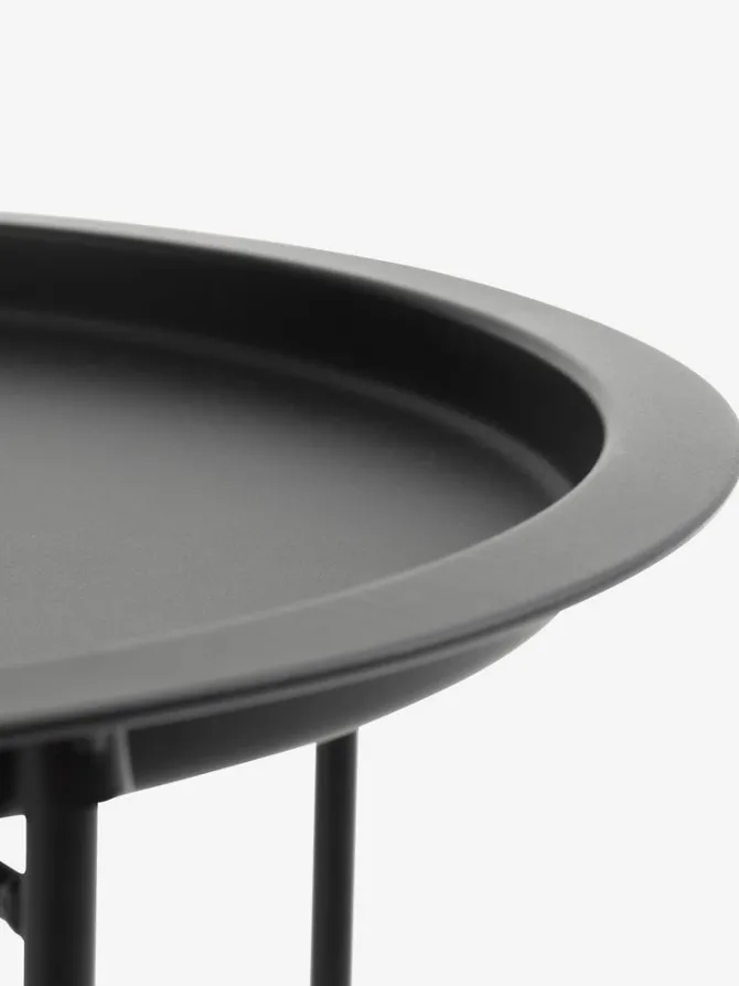 Hjørnebord RANDERUP Ø47 sort