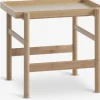 Hjørnebord STIGE 46×50 creme/natur