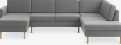 Hjørnesofa SVALBARD højre lysegrå