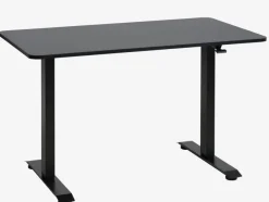 Hæve sænkebord ASSENTOFT m/gaslift 70x130 sort