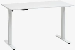 Hæve sænkebord SVANEKE 60x120 hvid