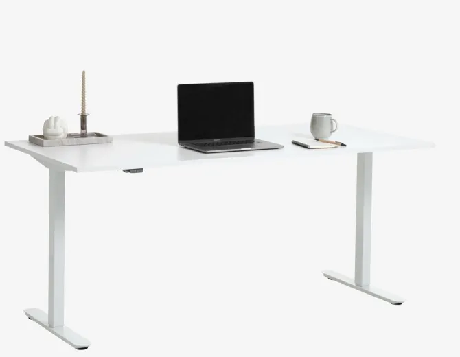 Hæve sænkebord SVANEKE 70x140 hvid