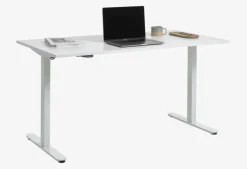 Hæve sænkebord SVANEKE 80x160 hvid