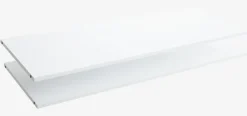 Hylder TARP 123x45 2 stk/pk hvid