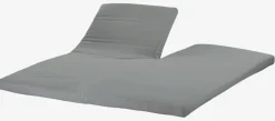 Jersey kuvertlagen ADA 180x200x6-10cm 1-split grå
