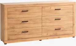 Kommode LINTRUP 3+3 skuffer eg