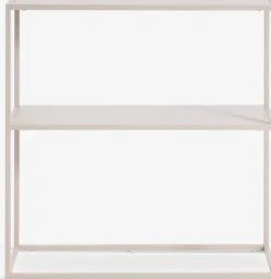 Konsolbord VIRUM 26x80 m/hylde beige