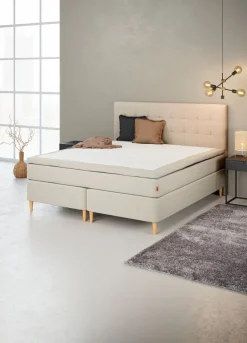 Kontinentalseng 180x200cm GOLD C75 VS/M latex Sand-91