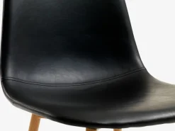 KRONDAL L180 bord marmor + 4 JONSTRUP stole sort/eg