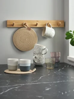 Krus FREDERIK 20cl blå/grøn 2 stk/pk