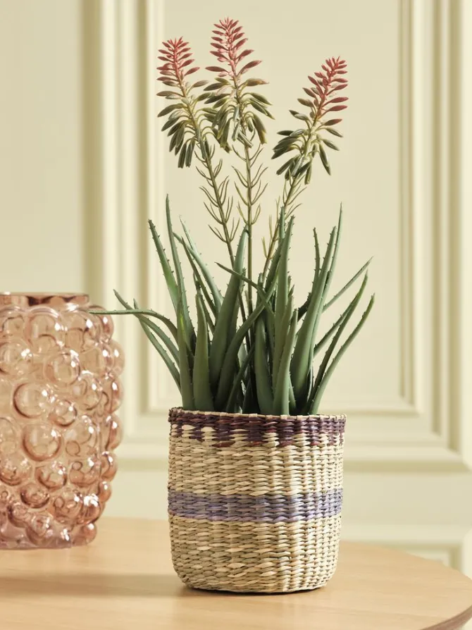 Kunstig plante RASMUS H45cm m/blomster