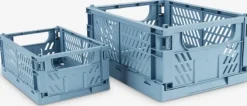 Kurv MILAS B25xL34xH15cm foldbar blå