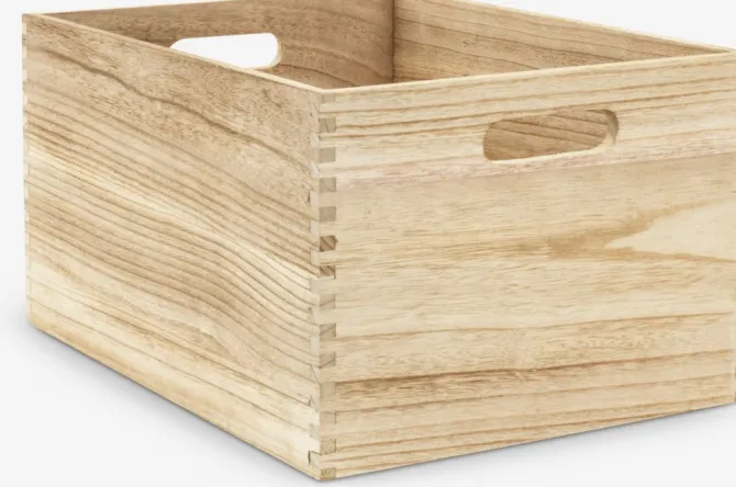 Kurv THORMOD B40xL30x22cm natur