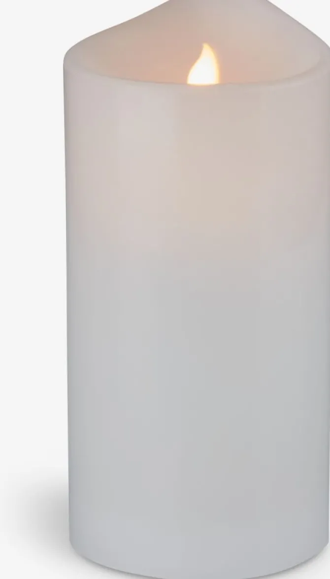 LED bloklys AUGUSTIN Ø10xH20cm