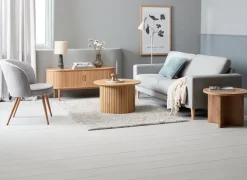 Lænestol HOLMDRUP grå/eg