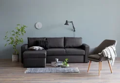 Lænestol UDSBJERG gråt stof/eg
