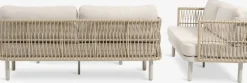 Loungesæt EJLBY 5-pers. beige