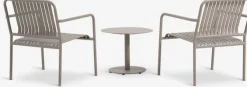 Loungesæt FURUSET 2-pers. mørk sand