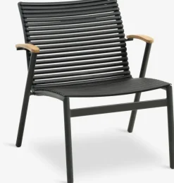 Loungestol SADBJERG sort