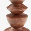 Lysestage JANUS Ø9xH14cm brun