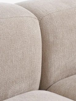 Modulsofa SKEJBY chaiselong sandfarvet stof