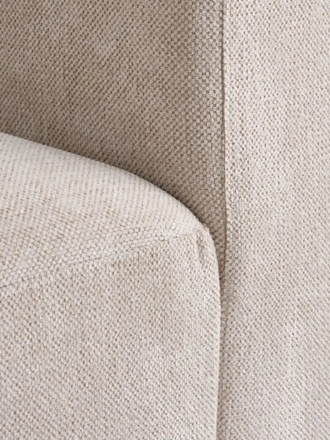 Modulsofa SKEJBY open-end sandfarvet stof
