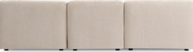 Modulsofa SKEJBY open-end sandfarvet stof