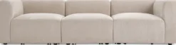 Modulsofa SKEJBY 3-pers. sandfarvet stof