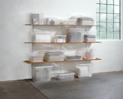 Opbevaringsboks BASIC BOX 31L m/låg transparent